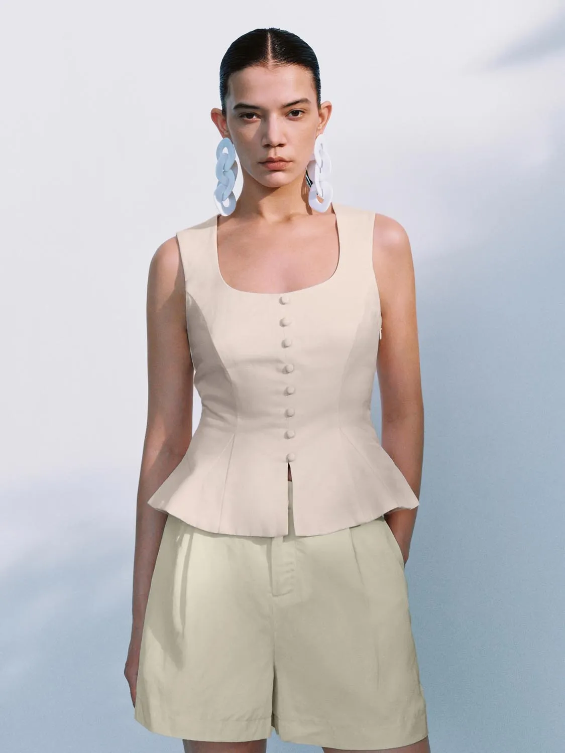 Overhead Peplum Tops sold by Urban Revivo