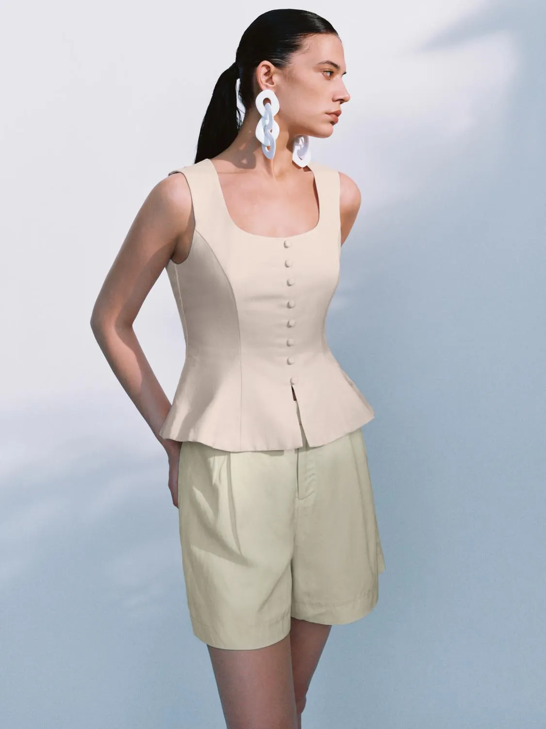 Overhead Peplum Tops sold by Urban Revivo product image thumbnail 2