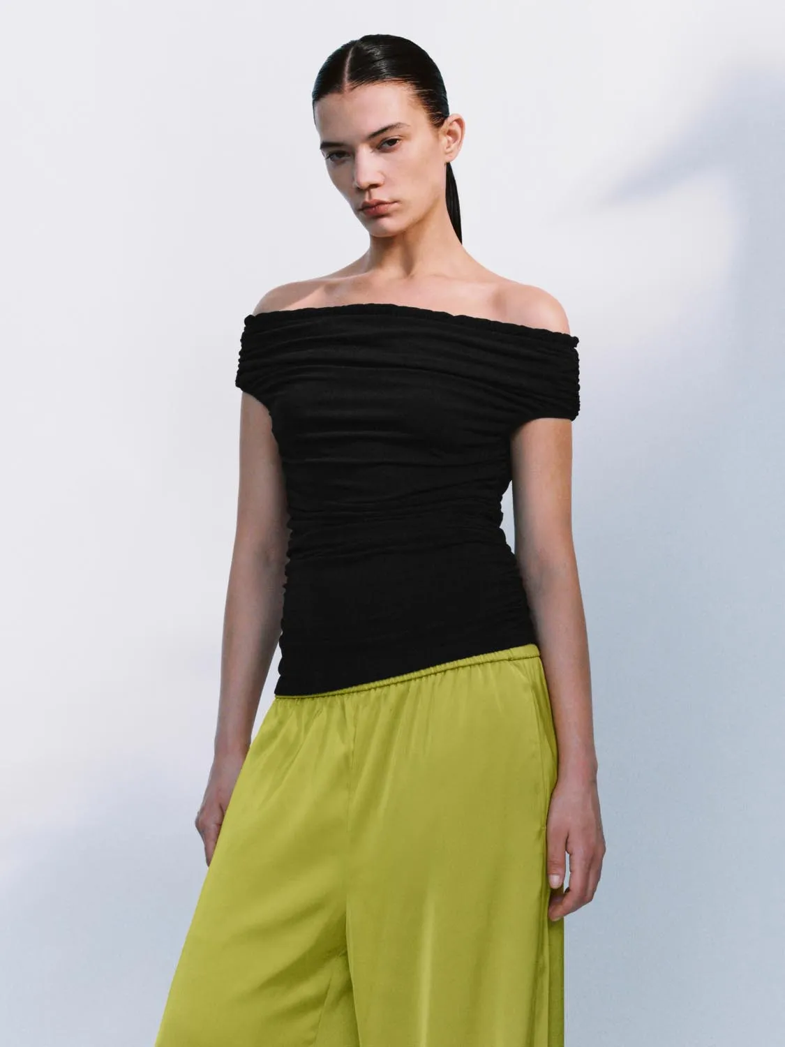 Off Shoulder T-Shirts sold by Urban Revivo product image thumbnail 2