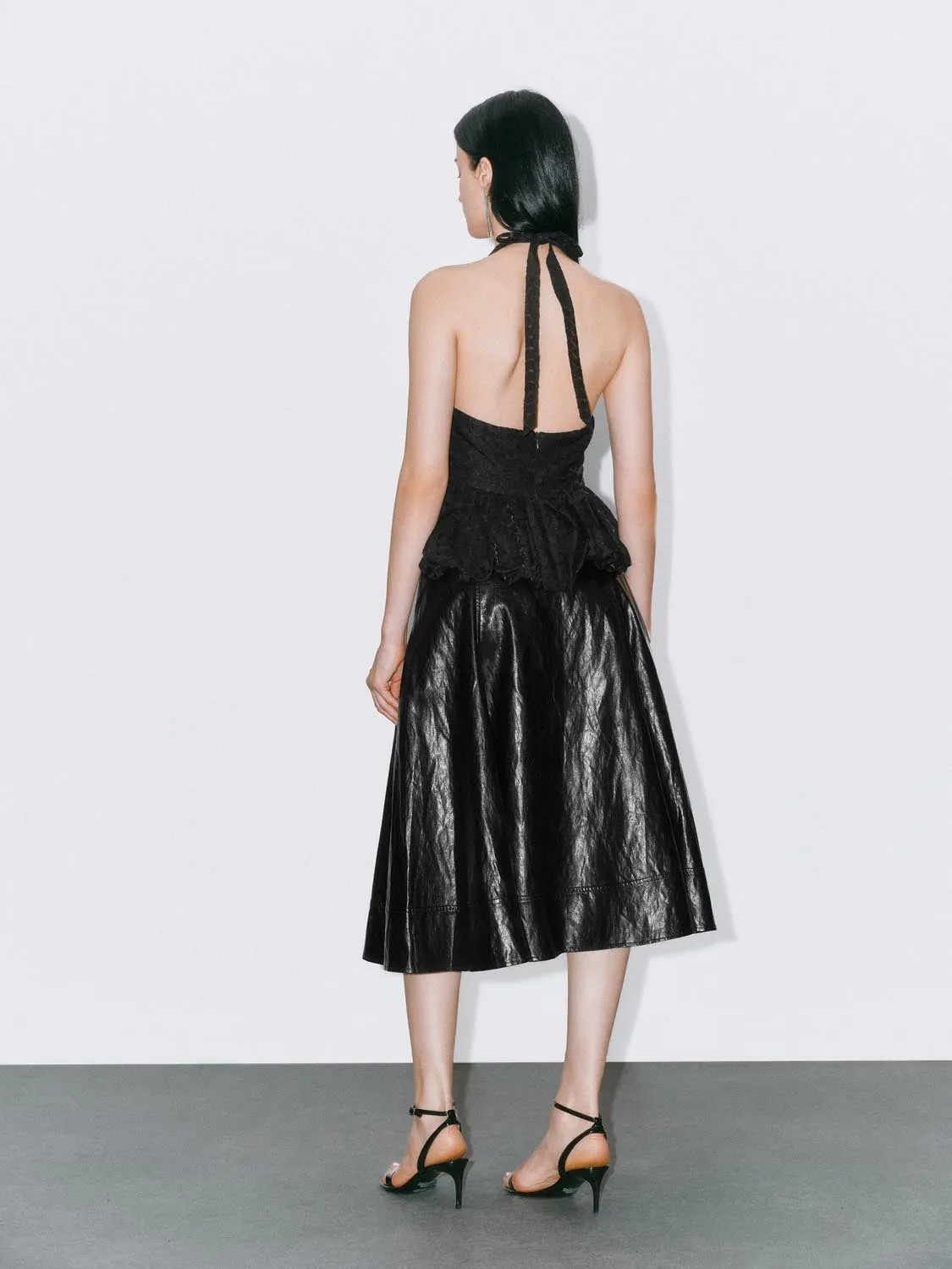 Vegan Leather Maxi Skirts sold by Urban Revivo product image thumbnail 4