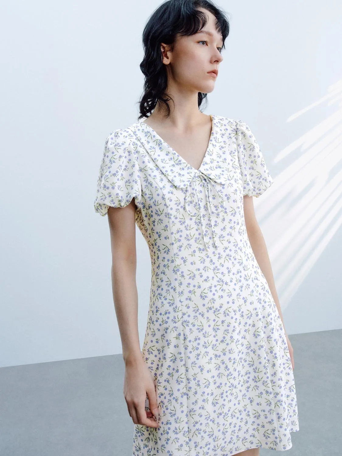 Floral Skater Mini Dresses sold by Urban Revivo product image thumbnail 2