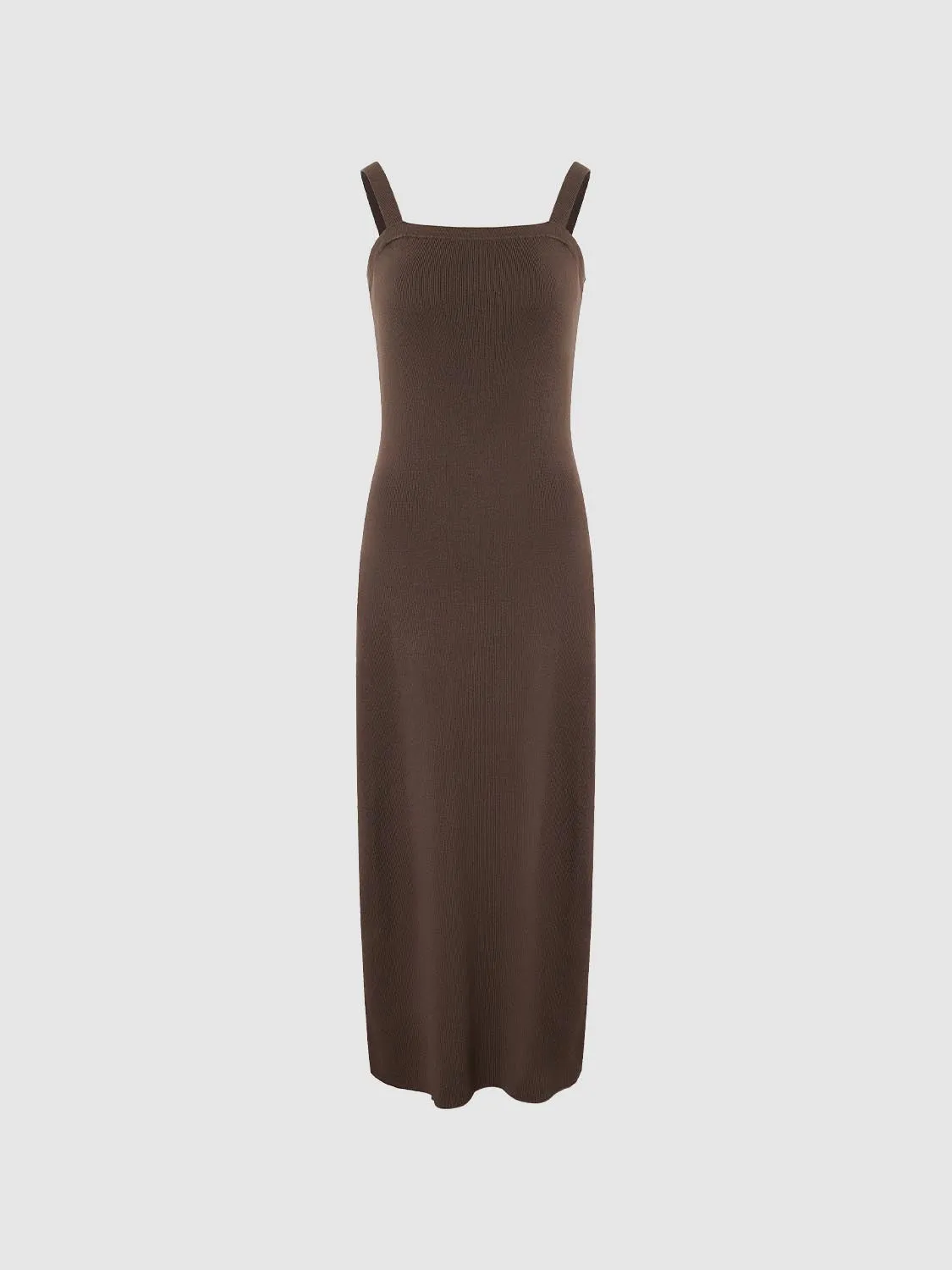 Wide Strap Knitted Maxi Dresses sold by Urban Revivo