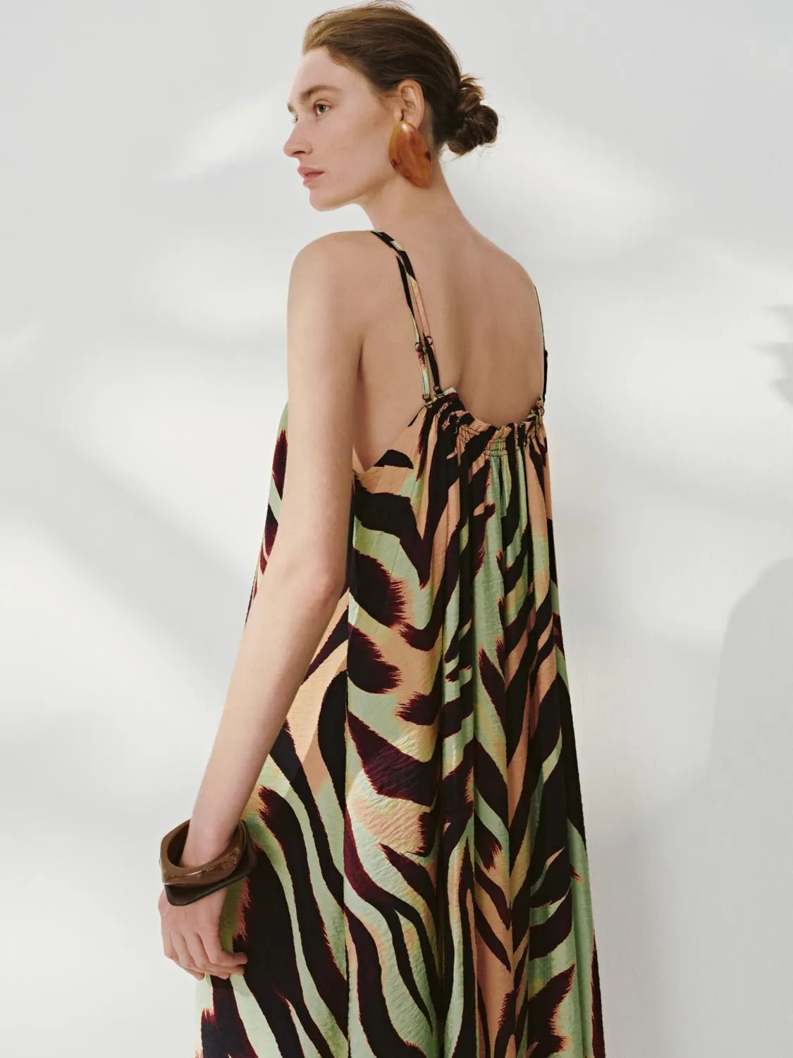 Sleeveless Halter Neck Maxi Dresses sold by Urban Revivo product image thumbnail 2