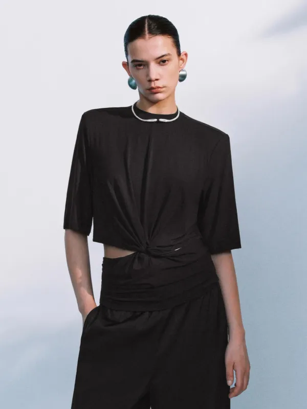 Waist Cut-Out T-Shirts sold by Urban Revivo