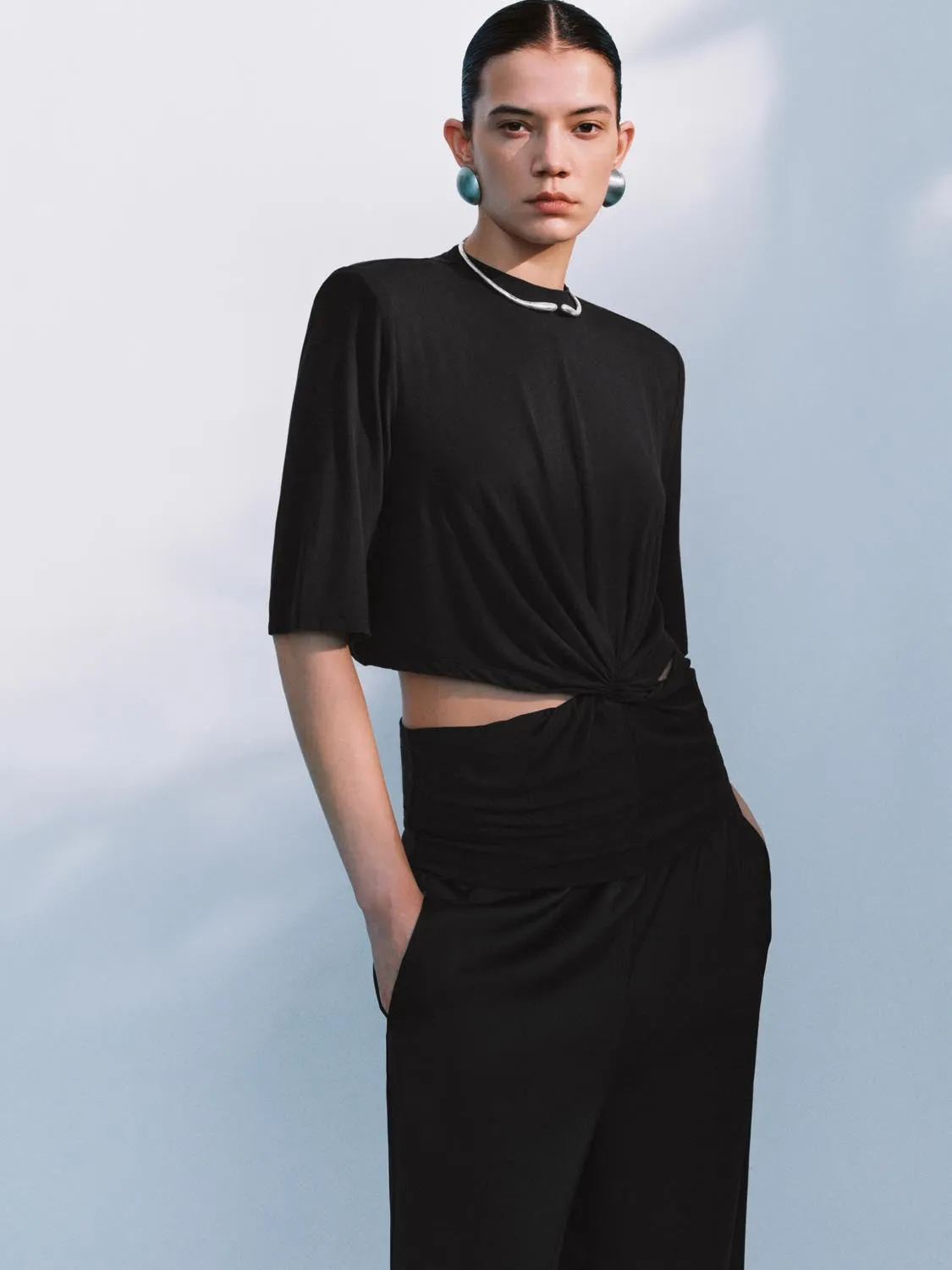 Waist Cut-Out T-Shirts sold by Urban Revivo product image thumbnail 2