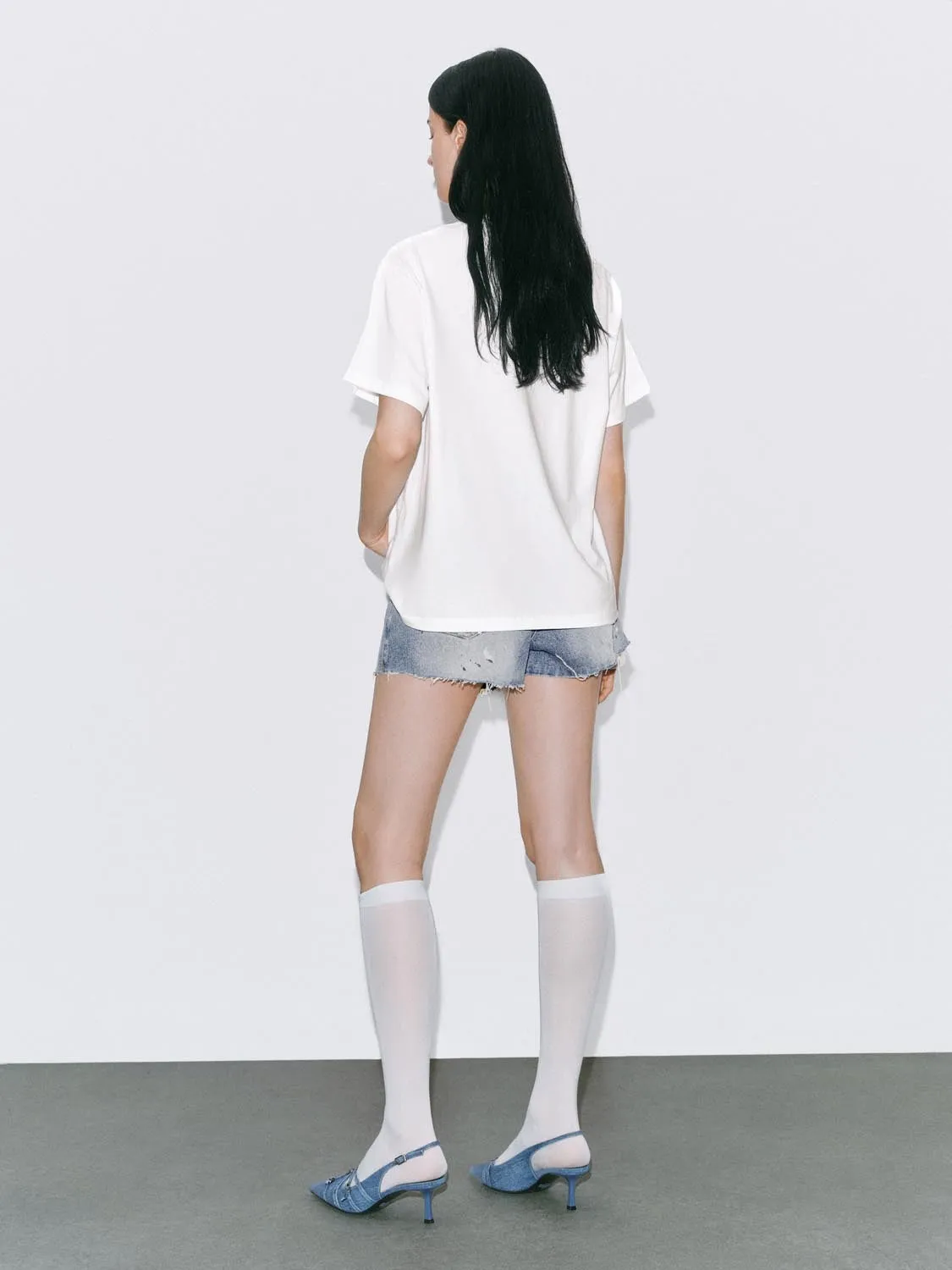 Vogue Denim Shorts sold by Urban Revivo product image thumbnail 4