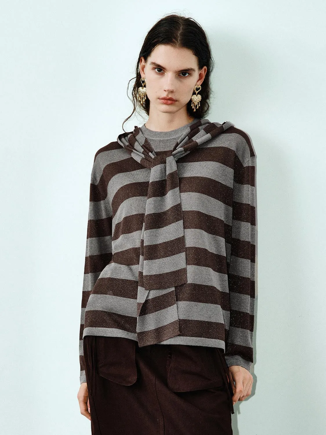Knitted Striped T-Shirts sold by Urban Revivo