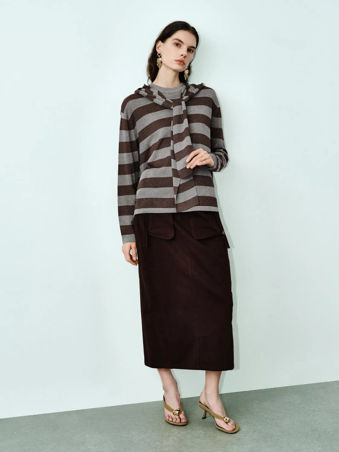 Knitted Striped T-Shirts sold by Urban Revivo product image thumbnail 5