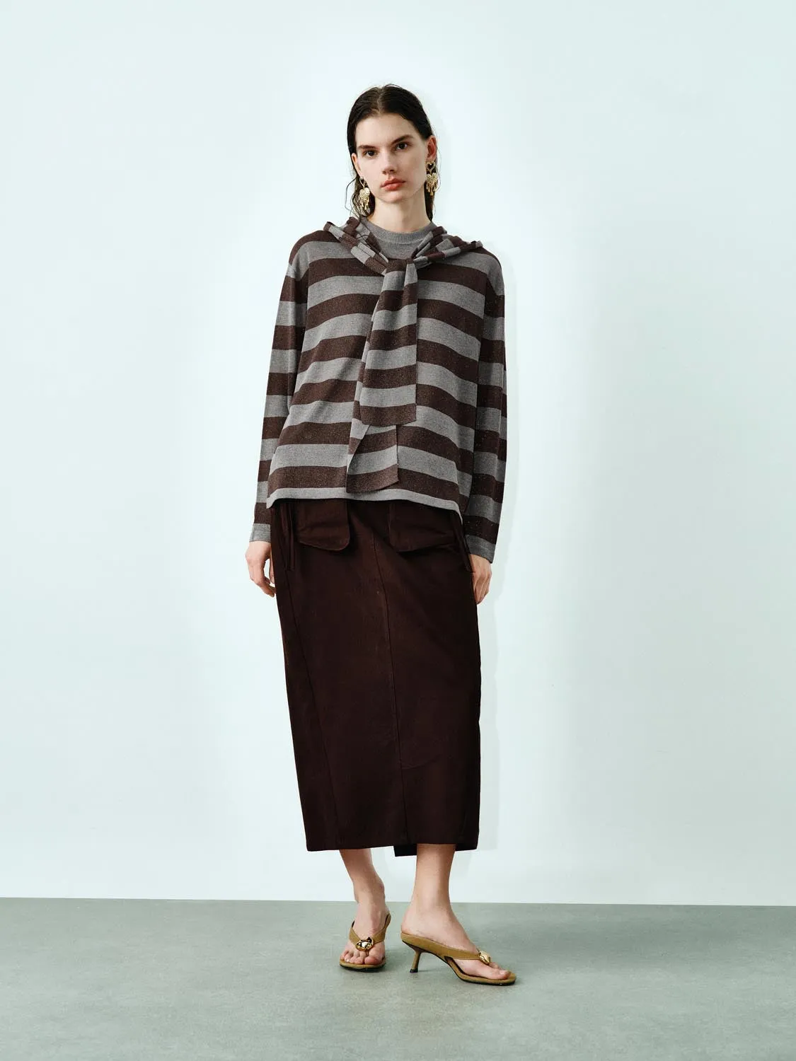 Knitted Striped T-Shirts sold by Urban Revivo product image thumbnail 4