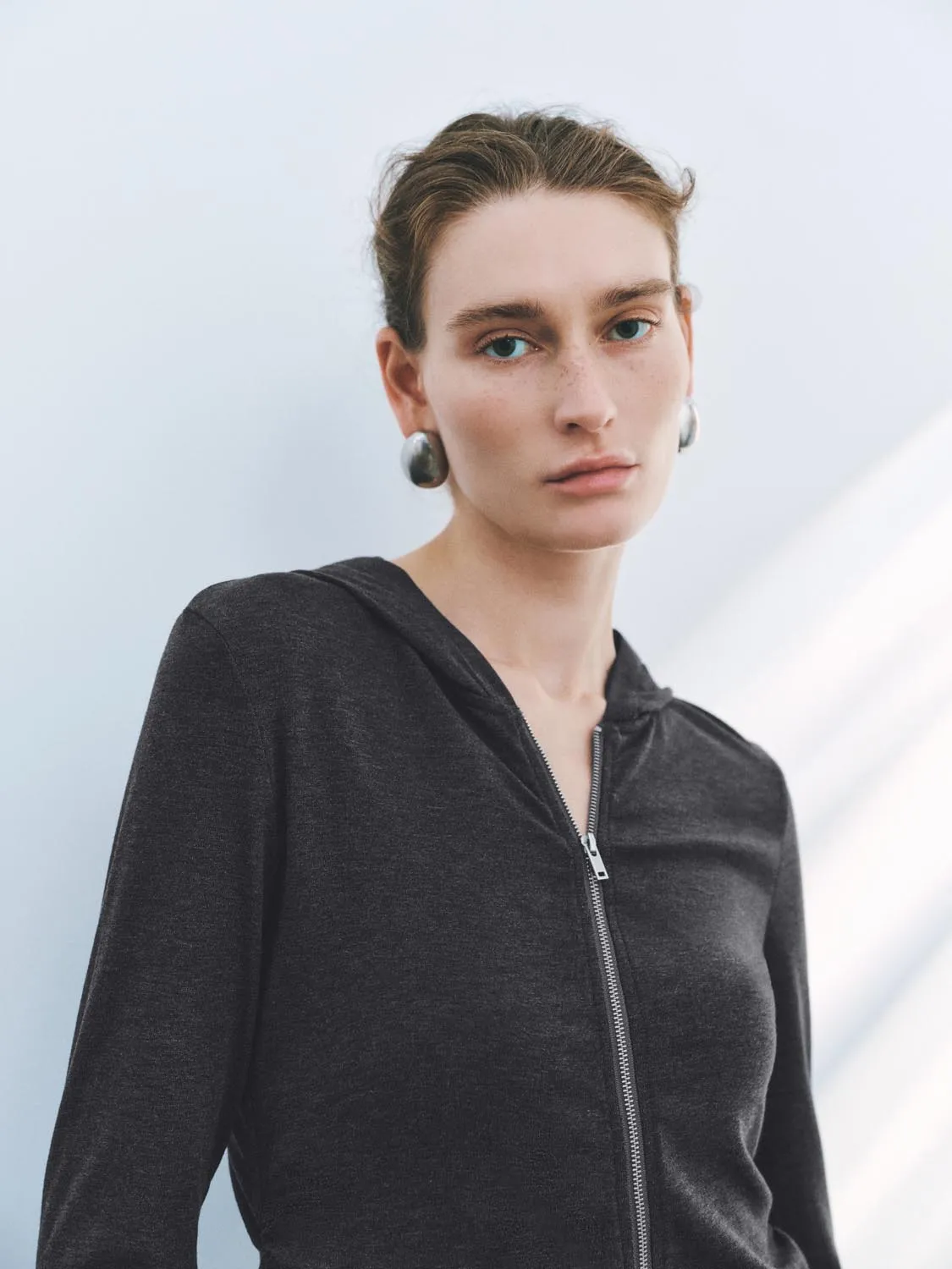 Zip Up Hoodie Jackets sold by Urban Revivo product image thumbnail 3