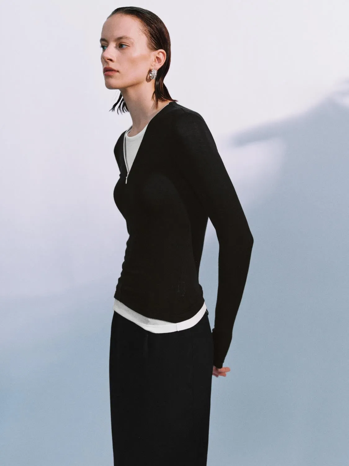 Long Sleeve T-Shirts sold by Urban Revivo product image thumbnail 2
