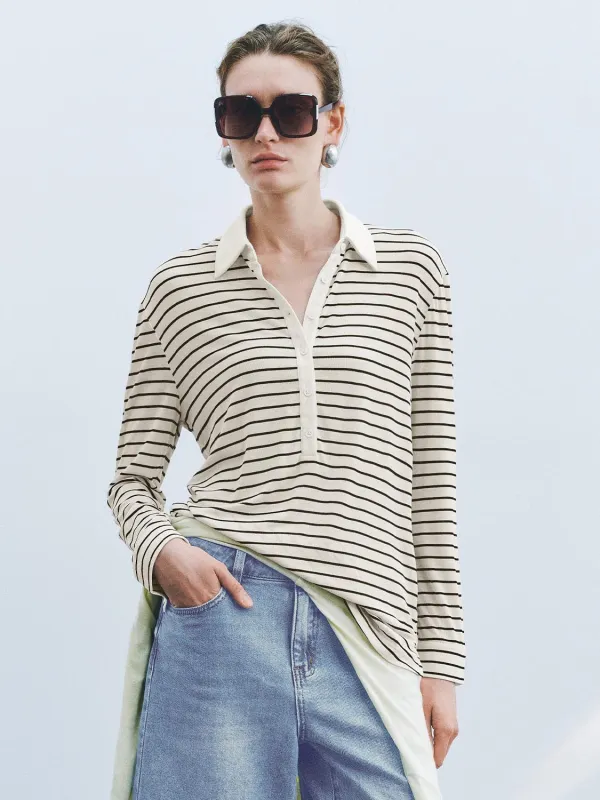 Long Sleeve Striped T-Shirts sold by Urban Revivo