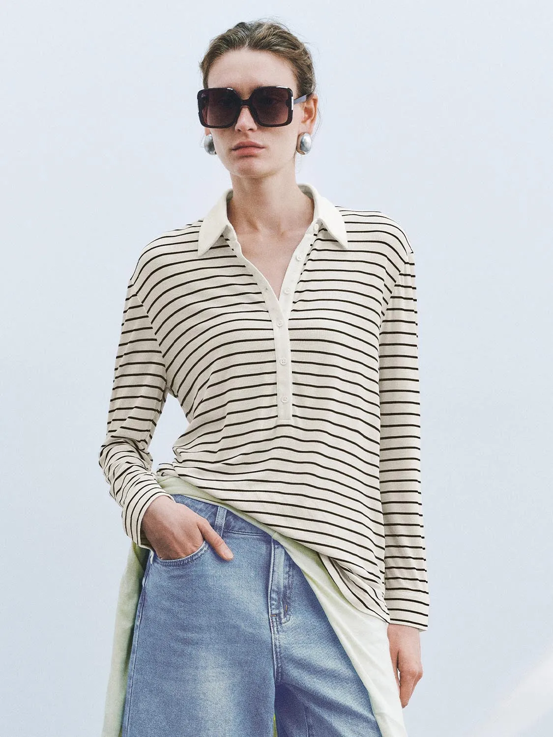 Long Sleeve Striped T-Shirts sold by Urban Revivo