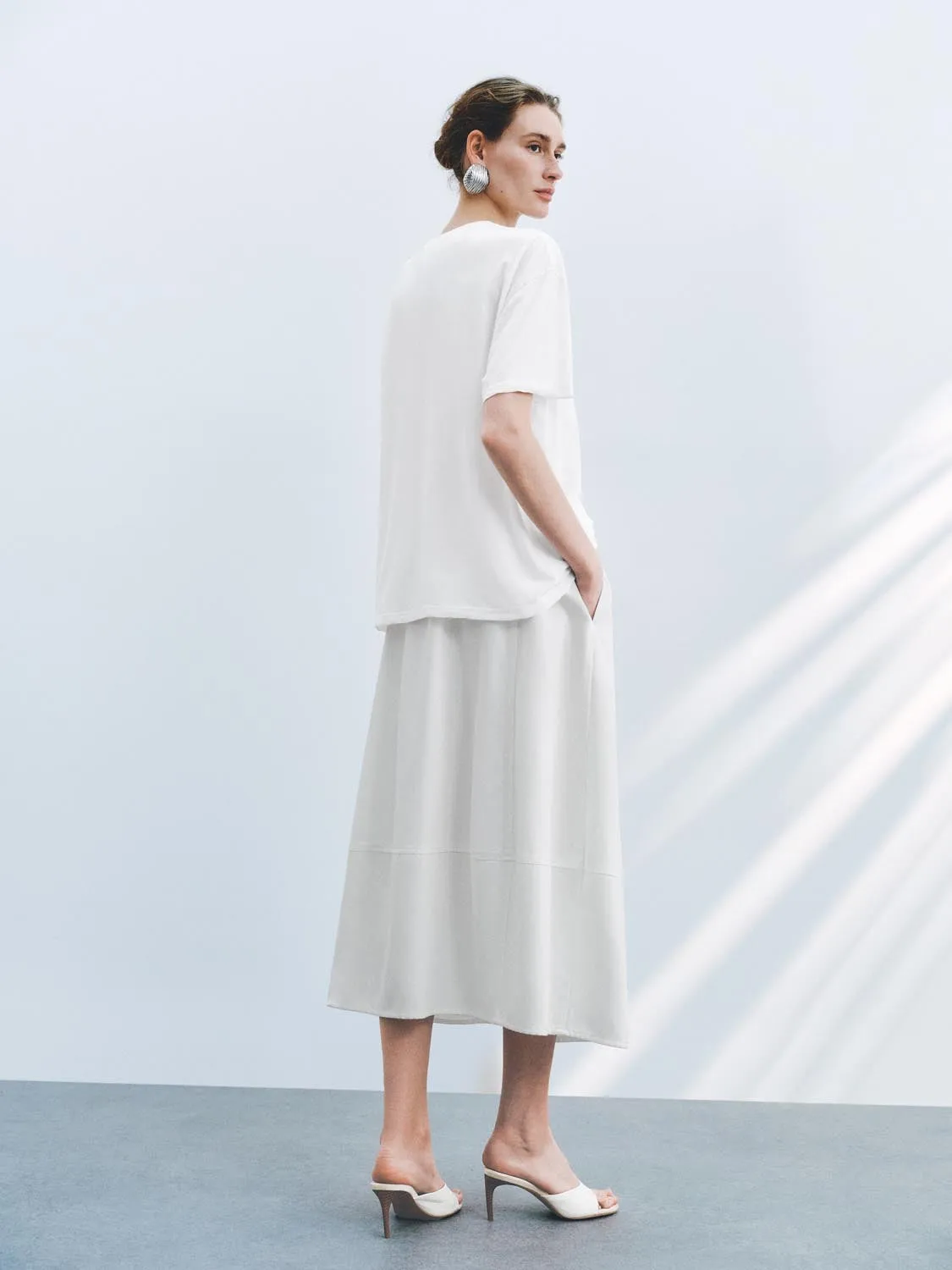 Denim Maxi Skirts sold by Urban Revivo product image thumbnail 4