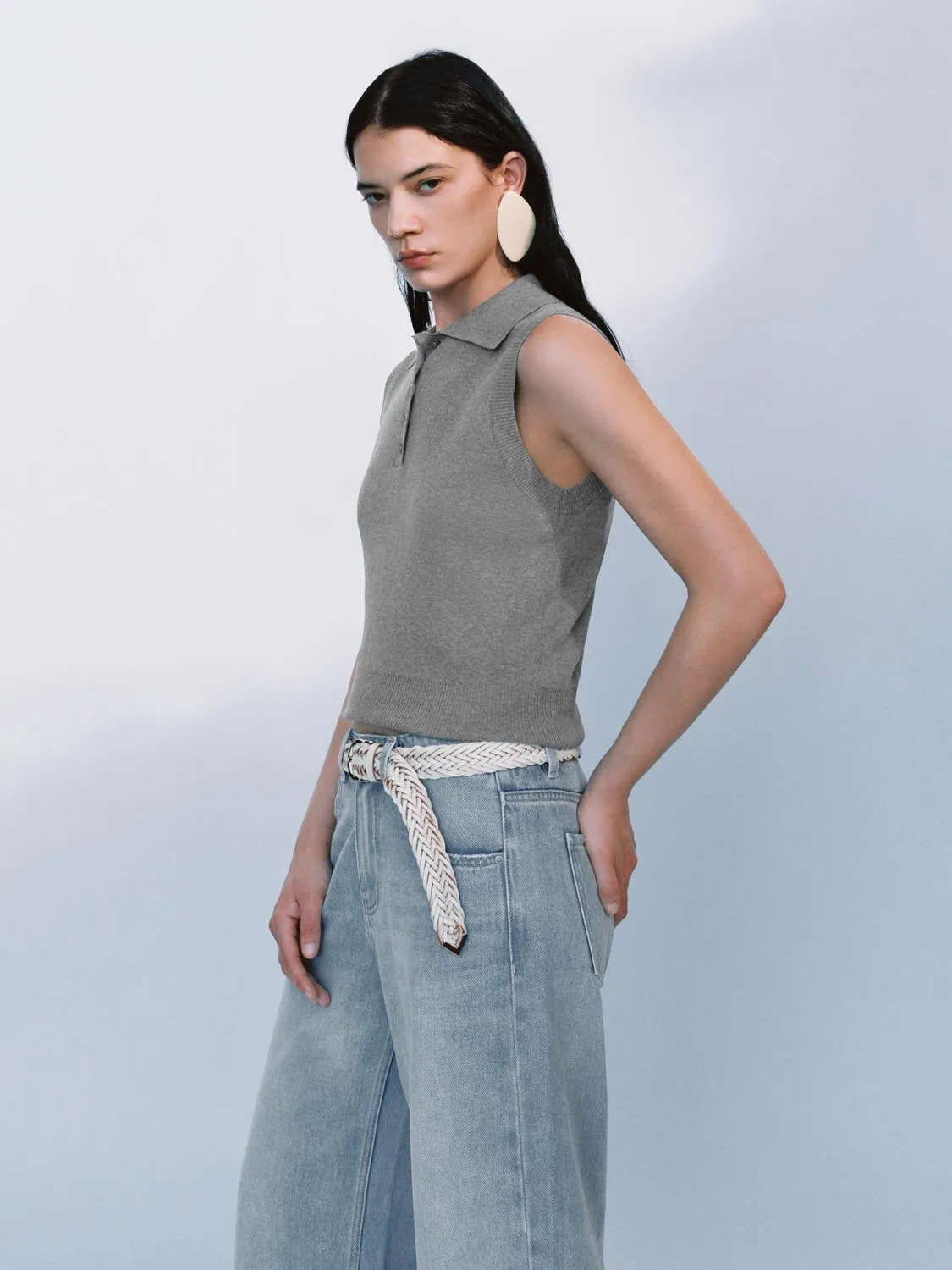 Knitted Vests sold by Urban Revivo product image thumbnail 2