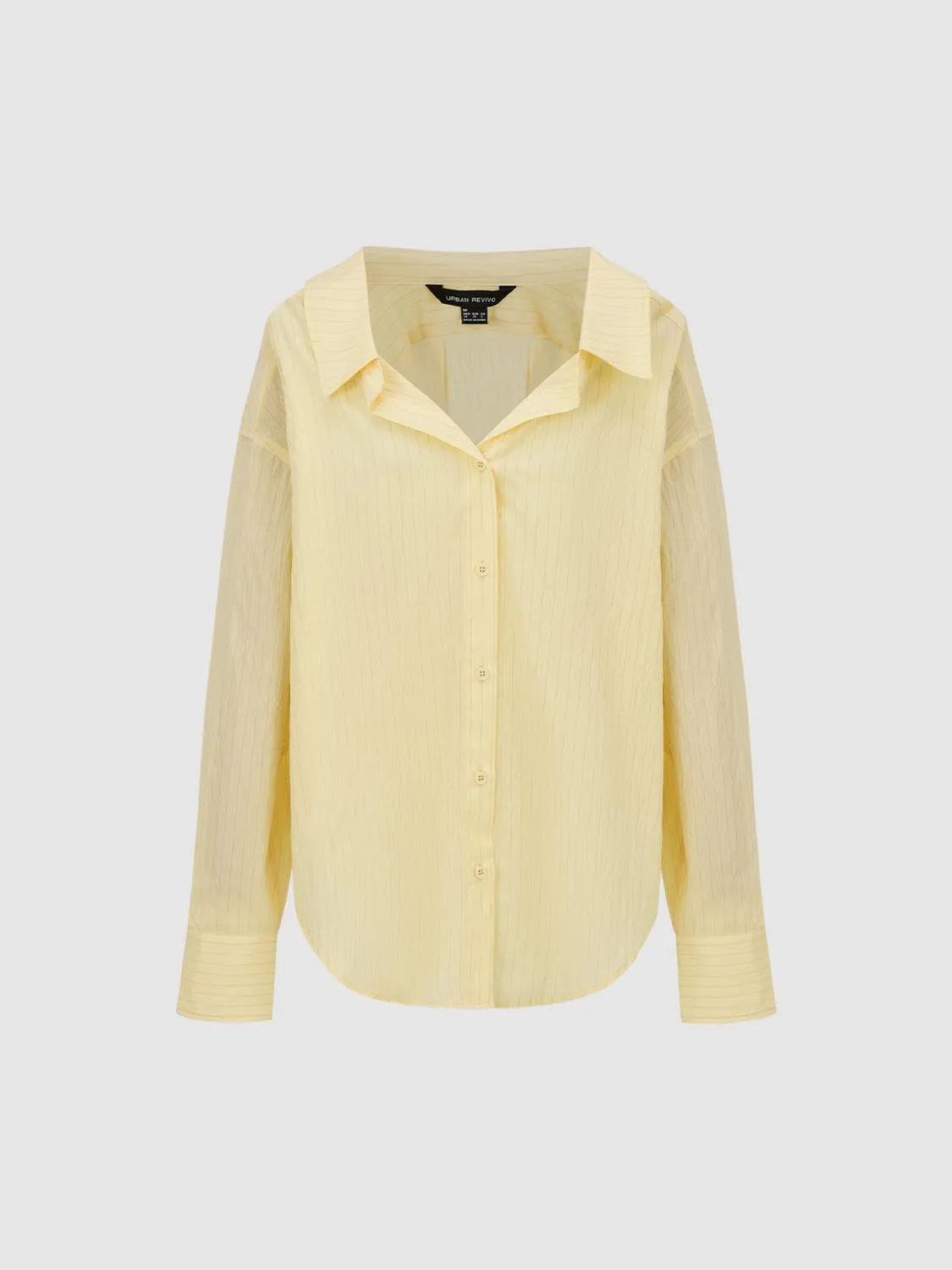 Long Sleeve Shirts sold by Urban Revivo product image thumbnail 3