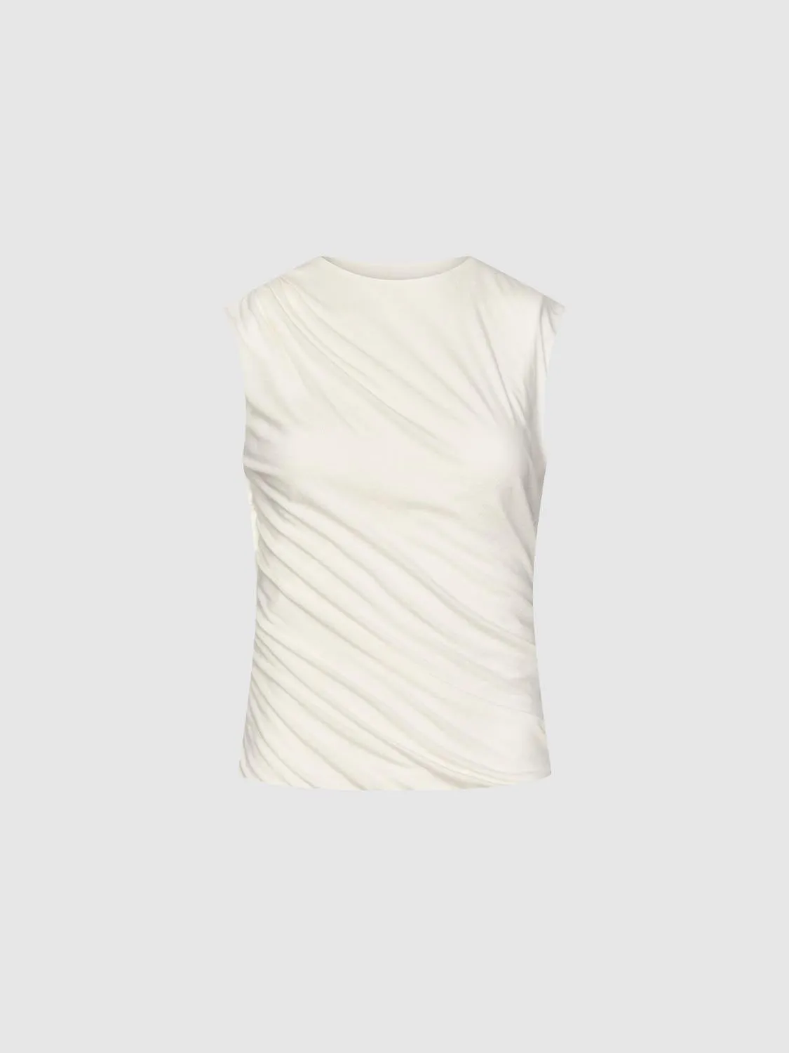 Ruched Tank Tops sold by Urban Revivo product image thumbnail 3