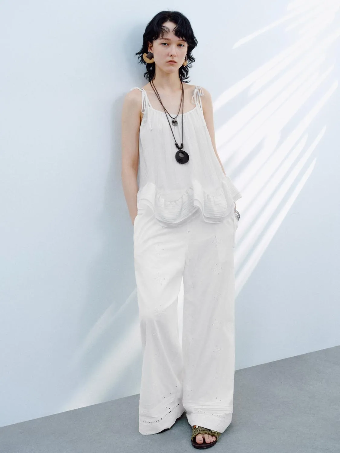 Ruffle Halter Neck Cami Tops sold by Urban Revivo product image thumbnail 5