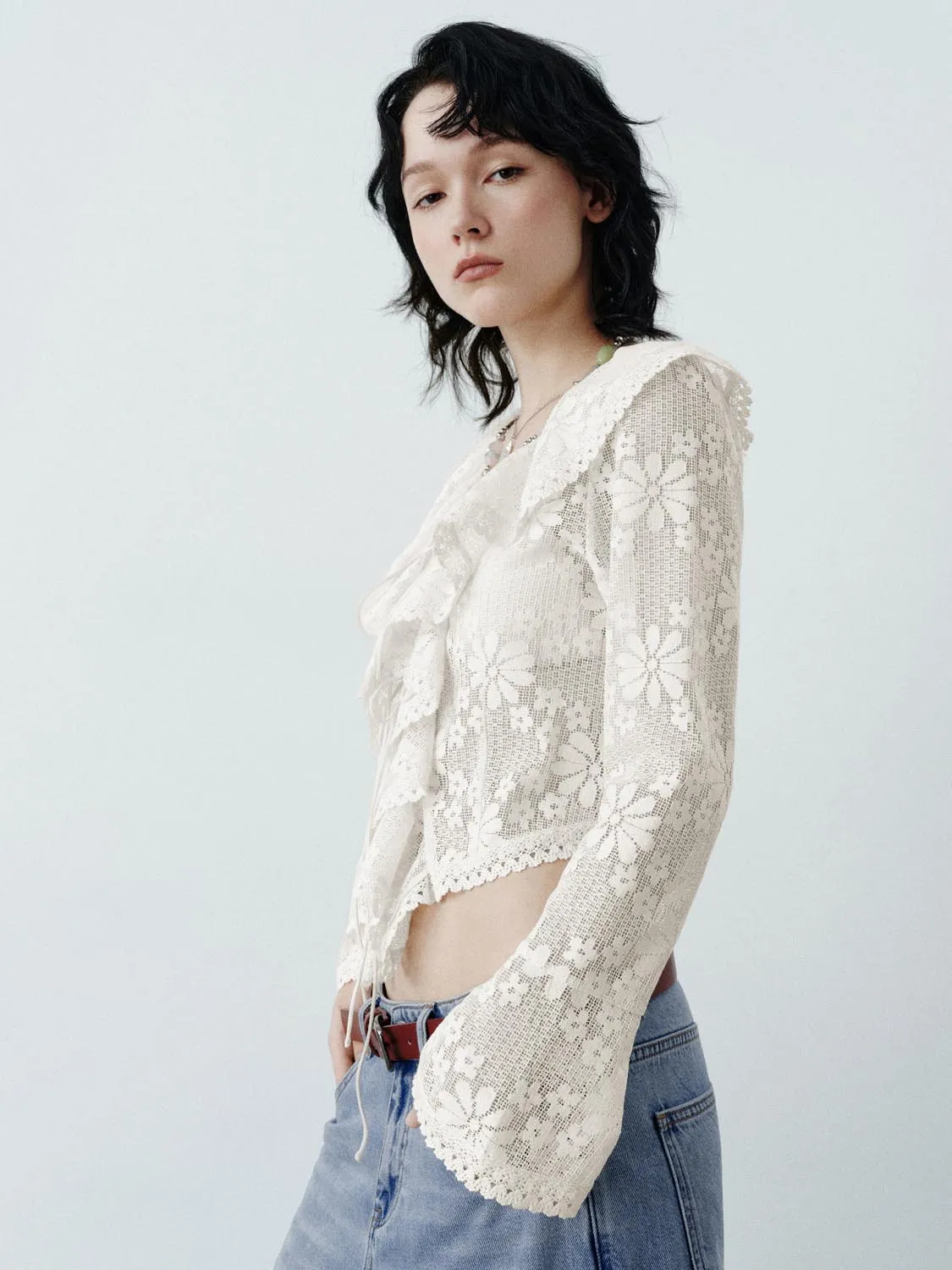 Ruffle Shirts sold by Urban Revivo product image thumbnail 2