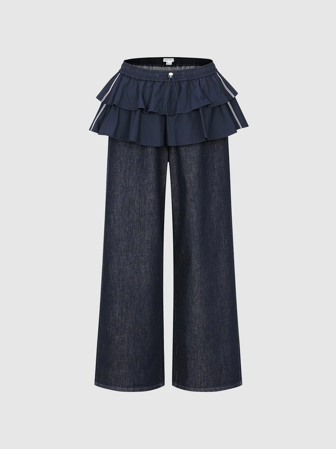 Skirt Layered Denim Jeans sold by Urban Revivo