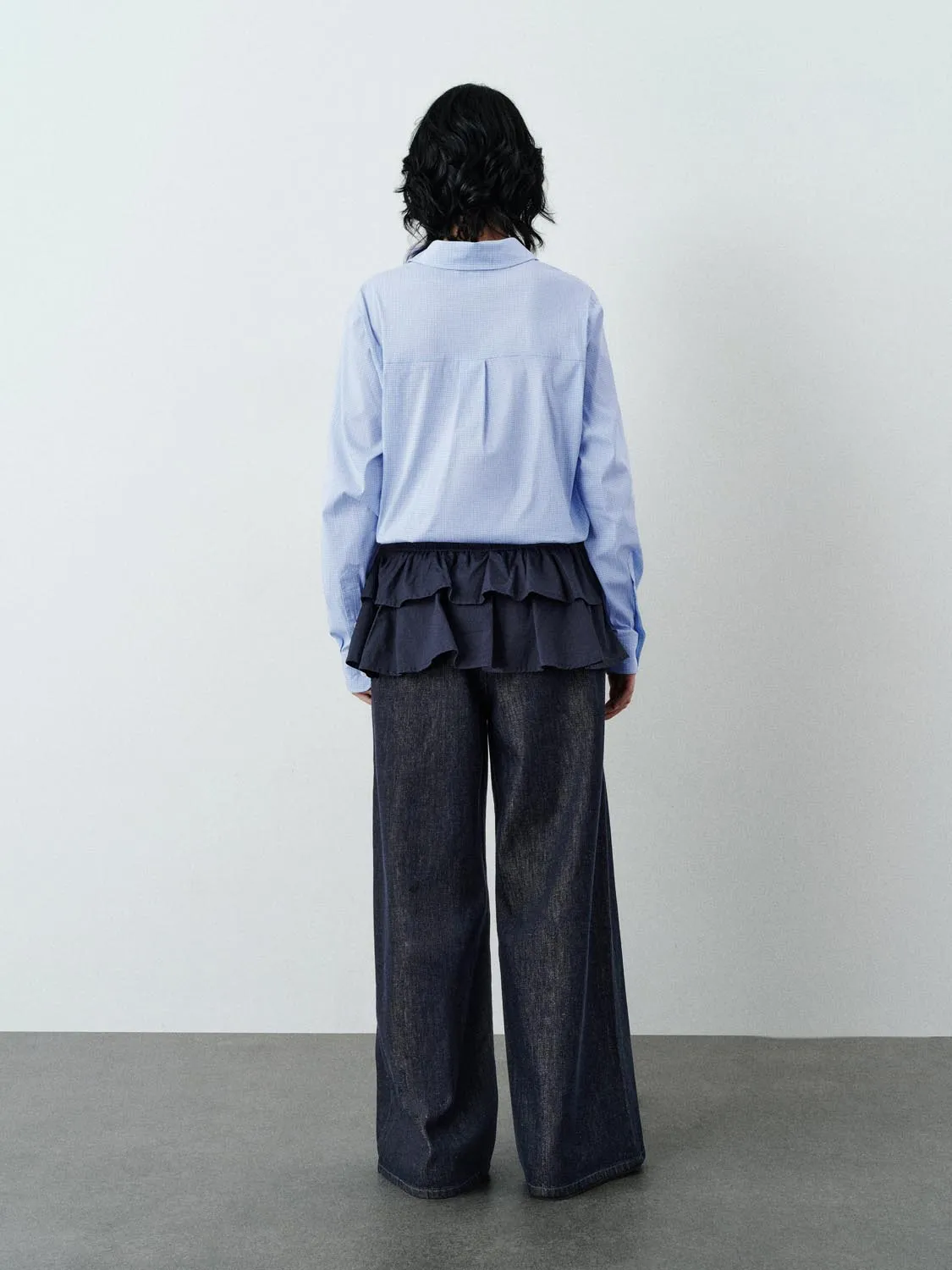 Skirt Layered Denim Jeans sold by Urban Revivo product image thumbnail 4