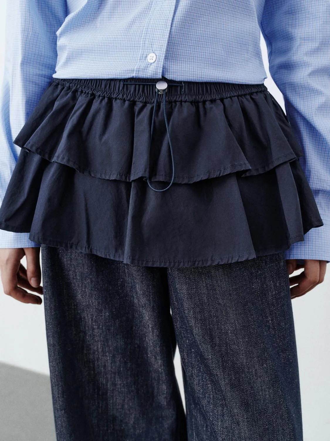 Skirt Layered Denim Jeans sold by Urban Revivo product image thumbnail 5