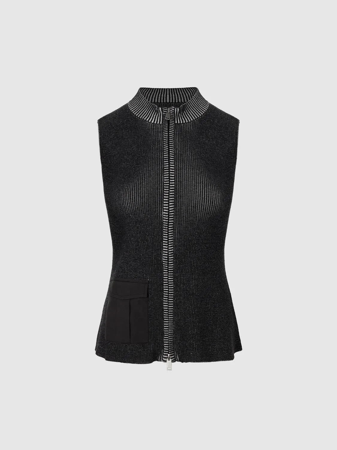 Knitted Sleeveless Cardigans sold by Urban Revivo