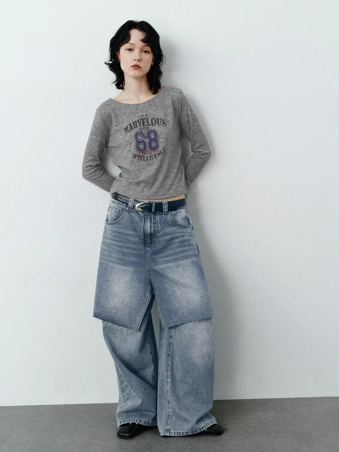 Long Sleeve T-Shirts sold by Urban Revivo product image thumbnail 4