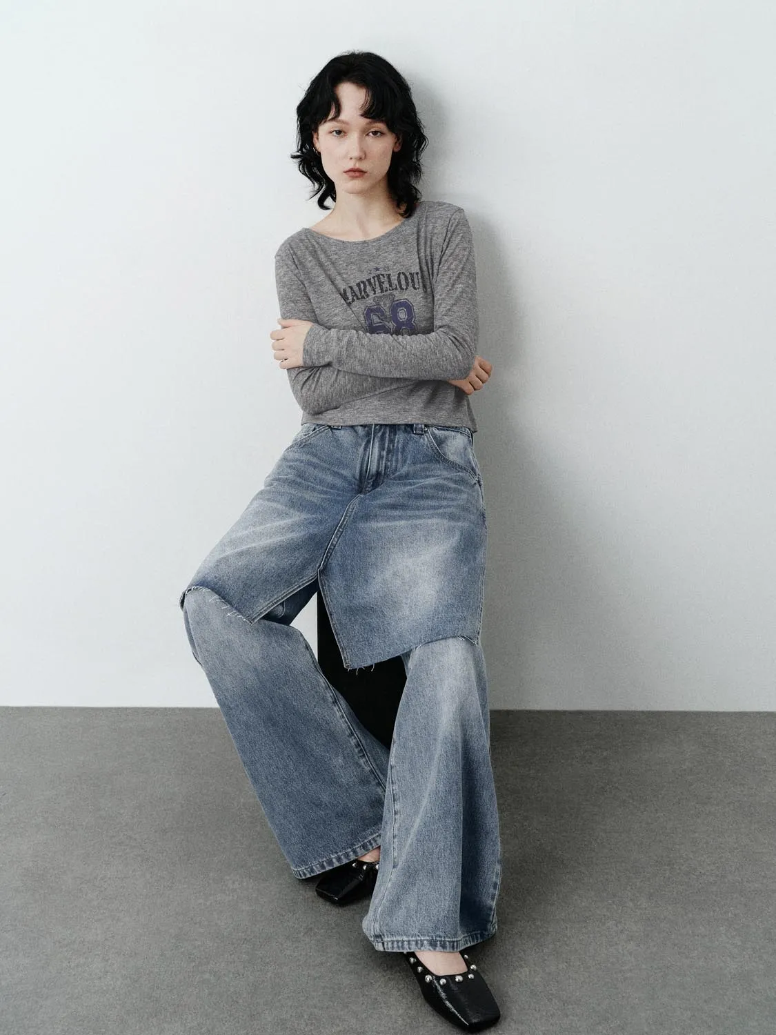 Long Sleeve T-Shirts sold by Urban Revivo product image thumbnail 5