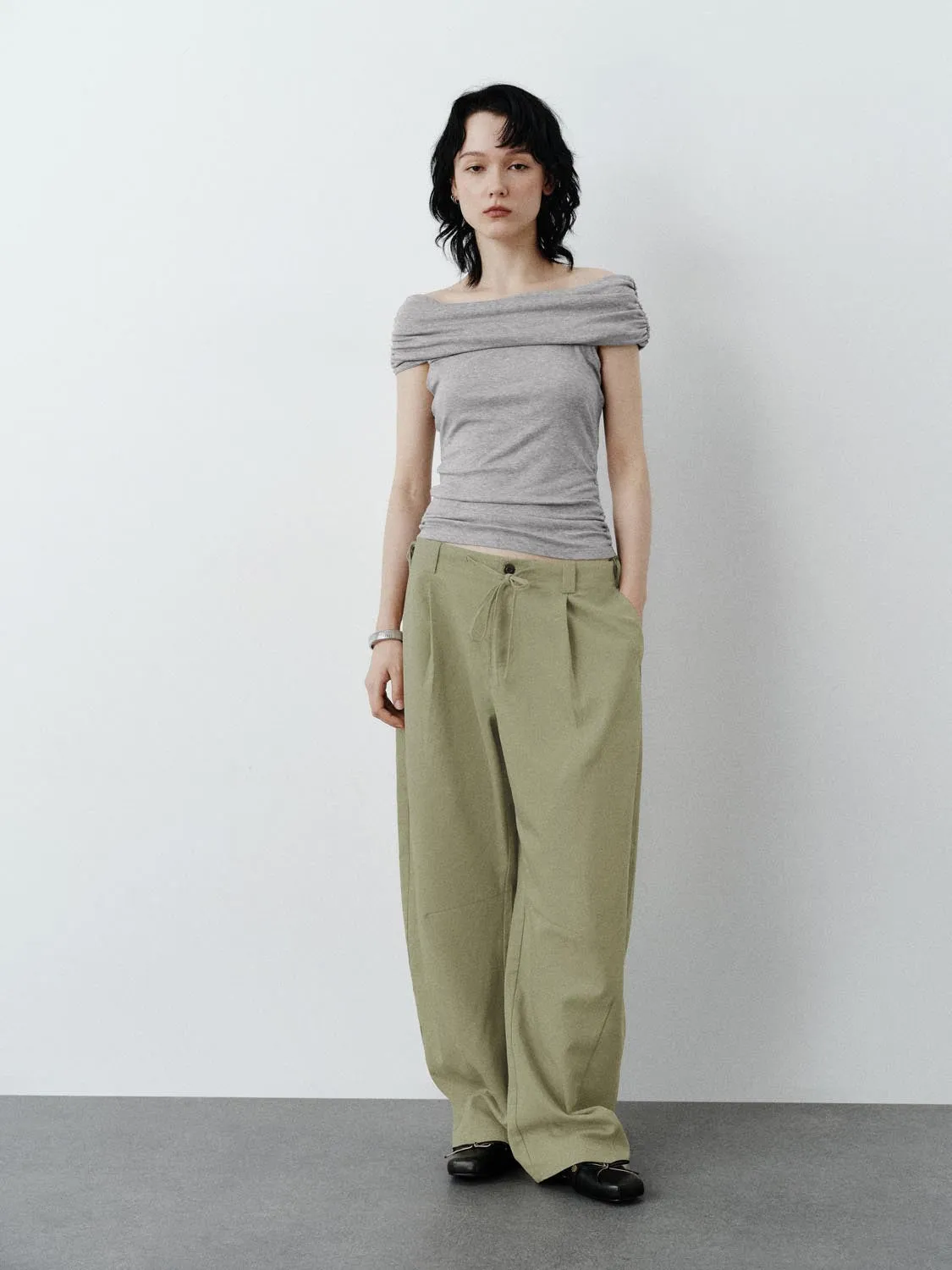 Off Shoulder T-Shirts sold by Urban Revivo product image thumbnail 4