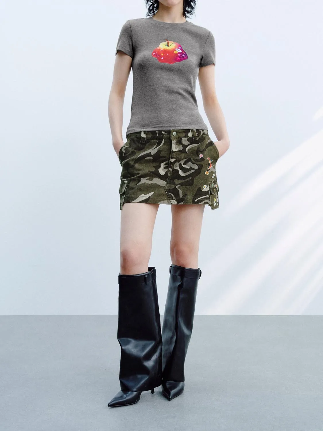 A-Line Mini Skirts sold by Urban Revivo product image thumbnail 2