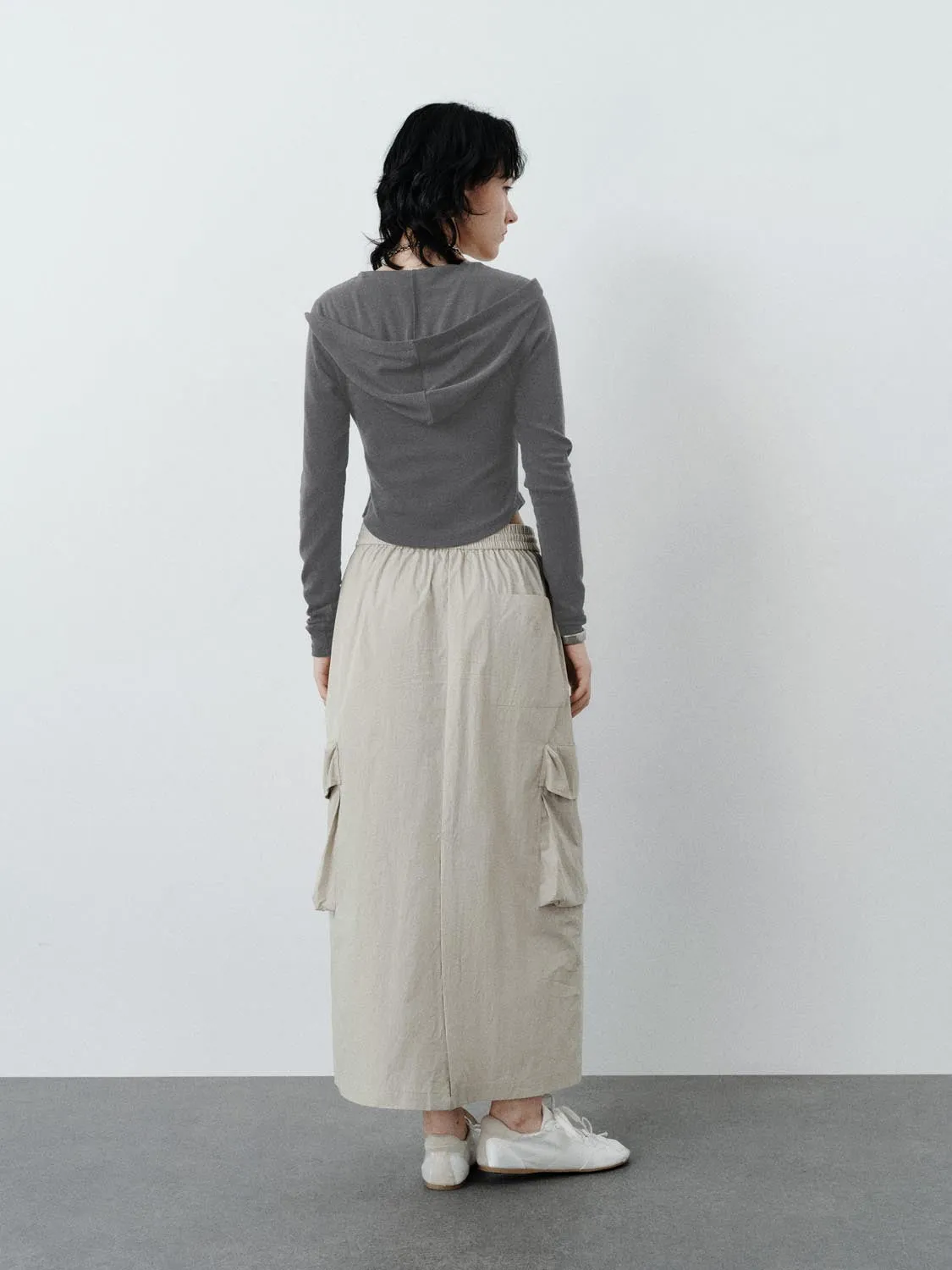 Flap Pocket Straight Skirts sold by Urban Revivo product image thumbnail 4