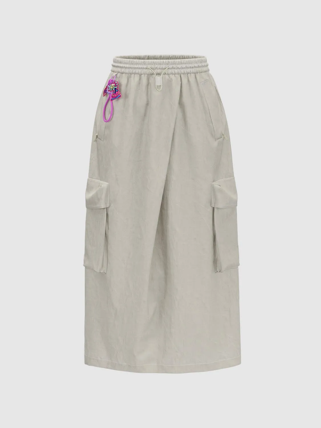 Flap Pocket Straight Skirts sold by Urban Revivo