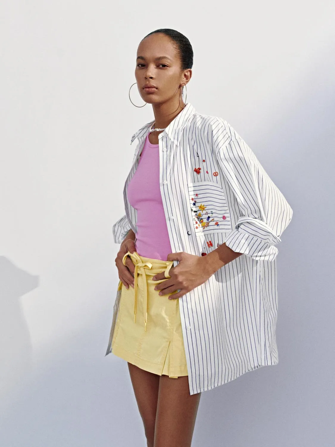 Striped Long Sleeve Shirts sold by Urban Revivo product image thumbnail 3