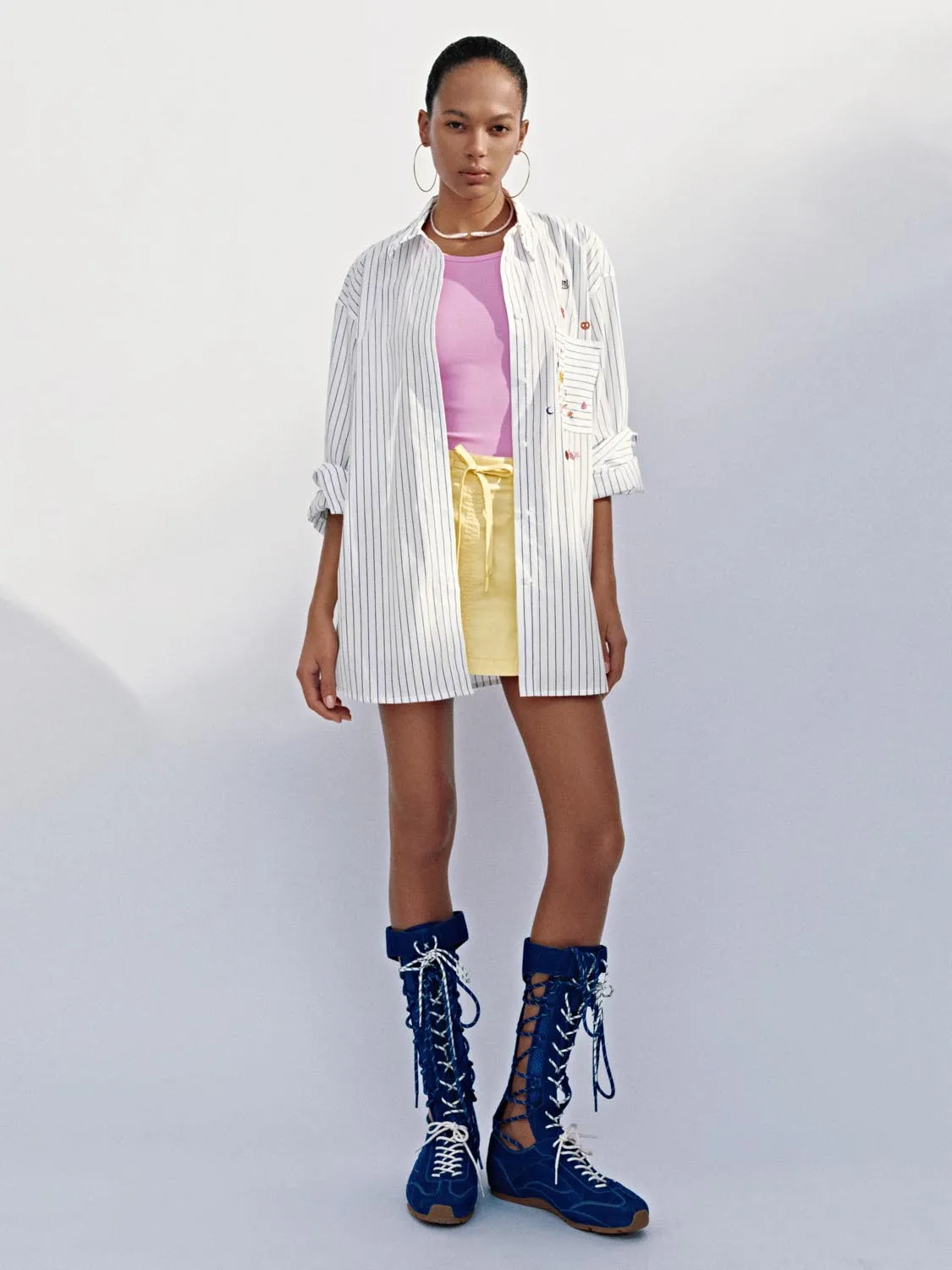 Striped Long Sleeve Shirts sold by Urban Revivo product image thumbnail 4