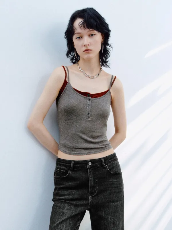 2 In 1 Cami Tops sold by Urban Revivo