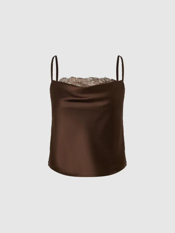 Lace Cami Tops sold by Urban Revivo