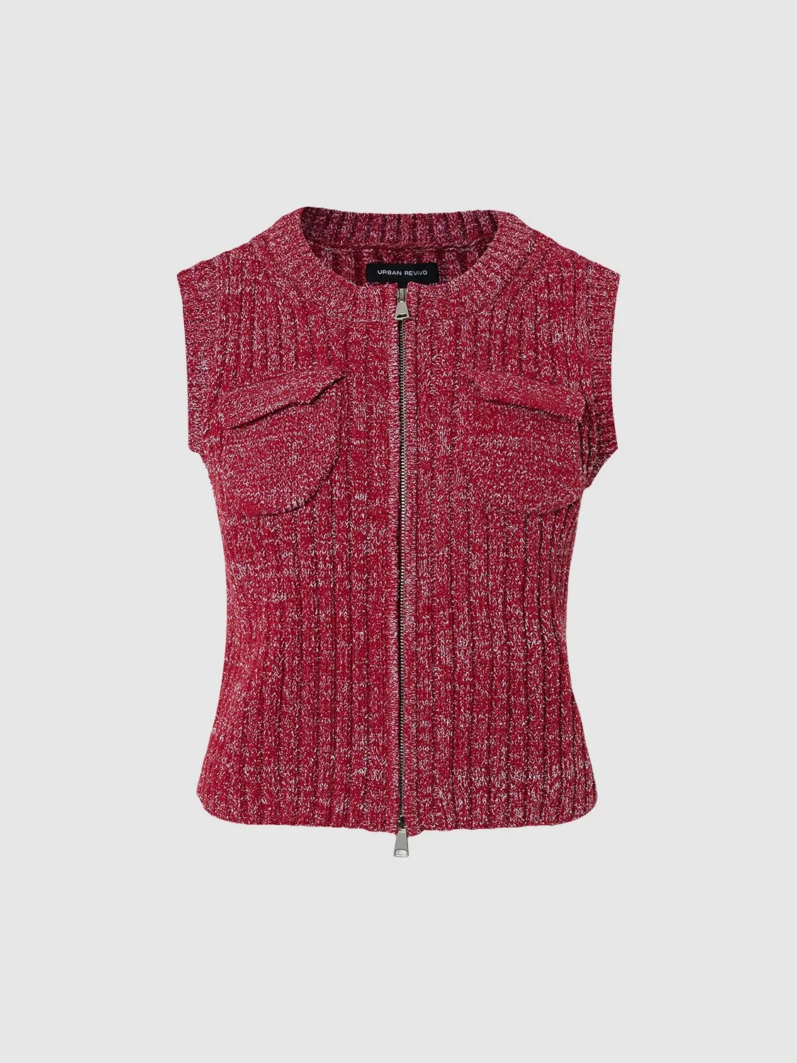 Knitted Sleeveless Cardigans sold by Urban Revivo product image thumbnail 4