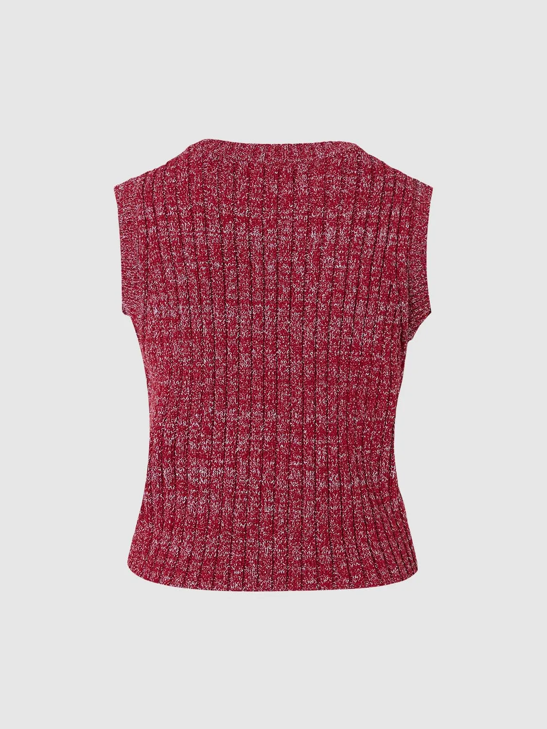 Knitted Sleeveless Cardigans sold by Urban Revivo product image thumbnail 5