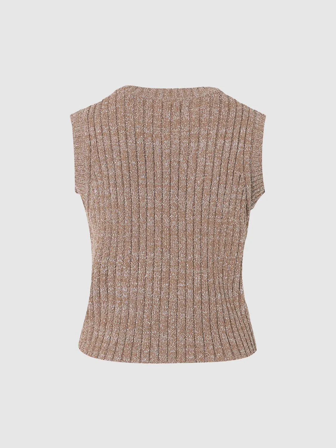 Knitted Sleeveless Cardigans sold by Urban Revivo product image thumbnail 2