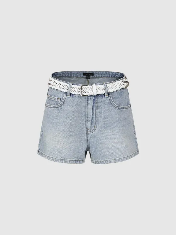Leisure Denim Shorts sold by Urban Revivo