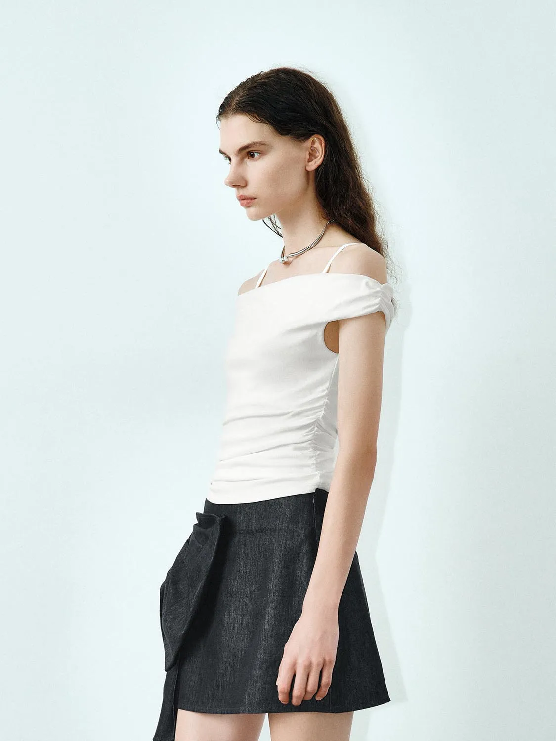 Off Shoulder T-Shirts sold by Urban Revivo product image thumbnail 2