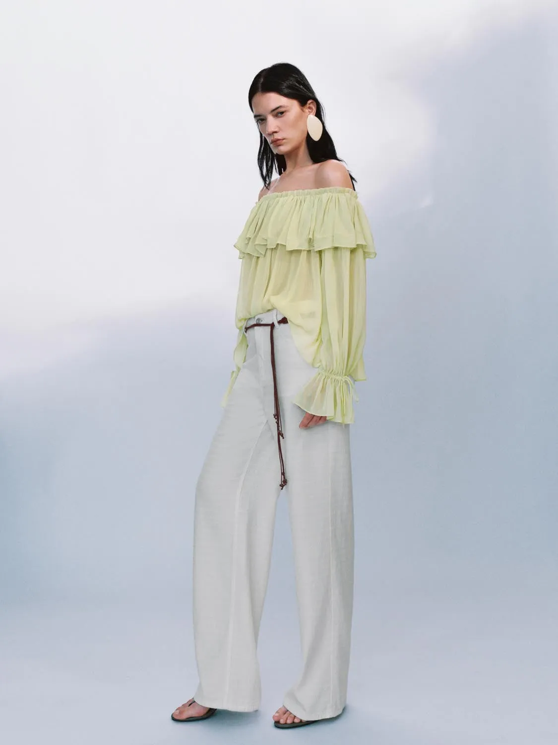 Ruffle Overhead Shirts sold by Urban Revivo product image thumbnail 5