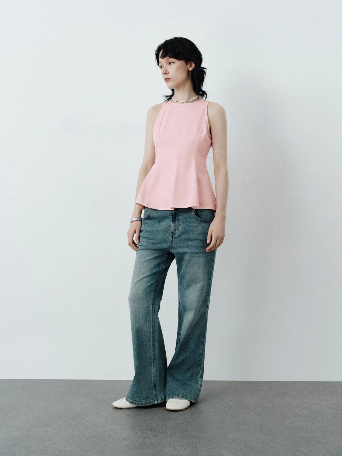 Sleeveless Denim Shirts sold by Urban Revivo product image thumbnail 5