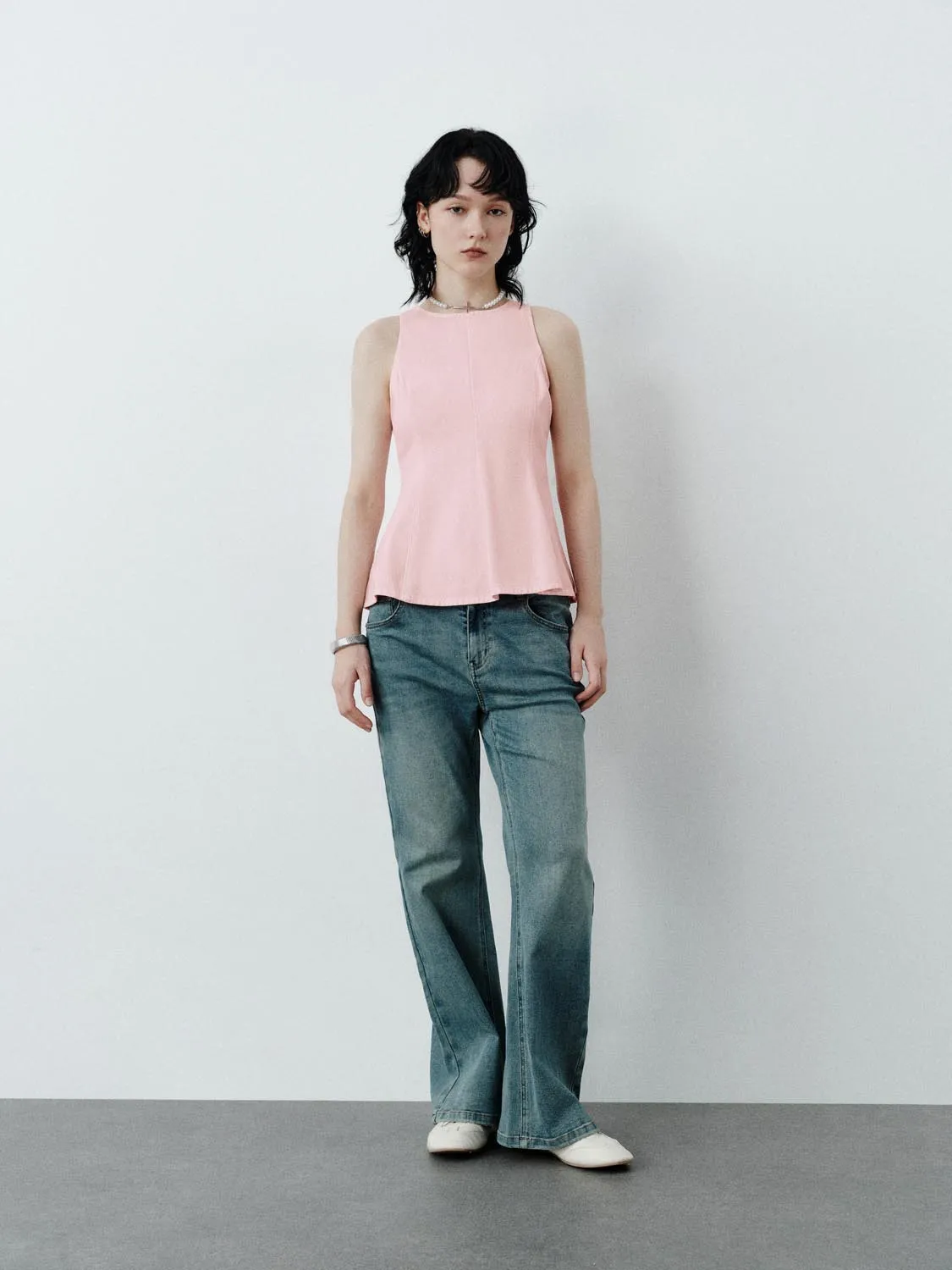 Sleeveless Denim Shirts sold by Urban Revivo product image thumbnail 4