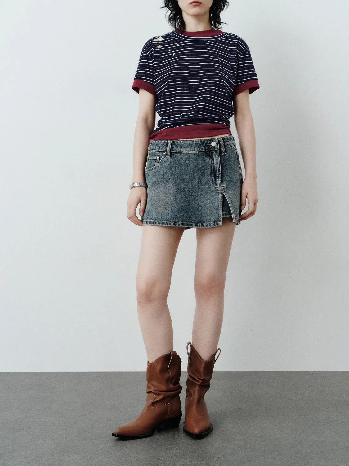Vogue Denim Shorts sold by Urban Revivo product image thumbnail 2