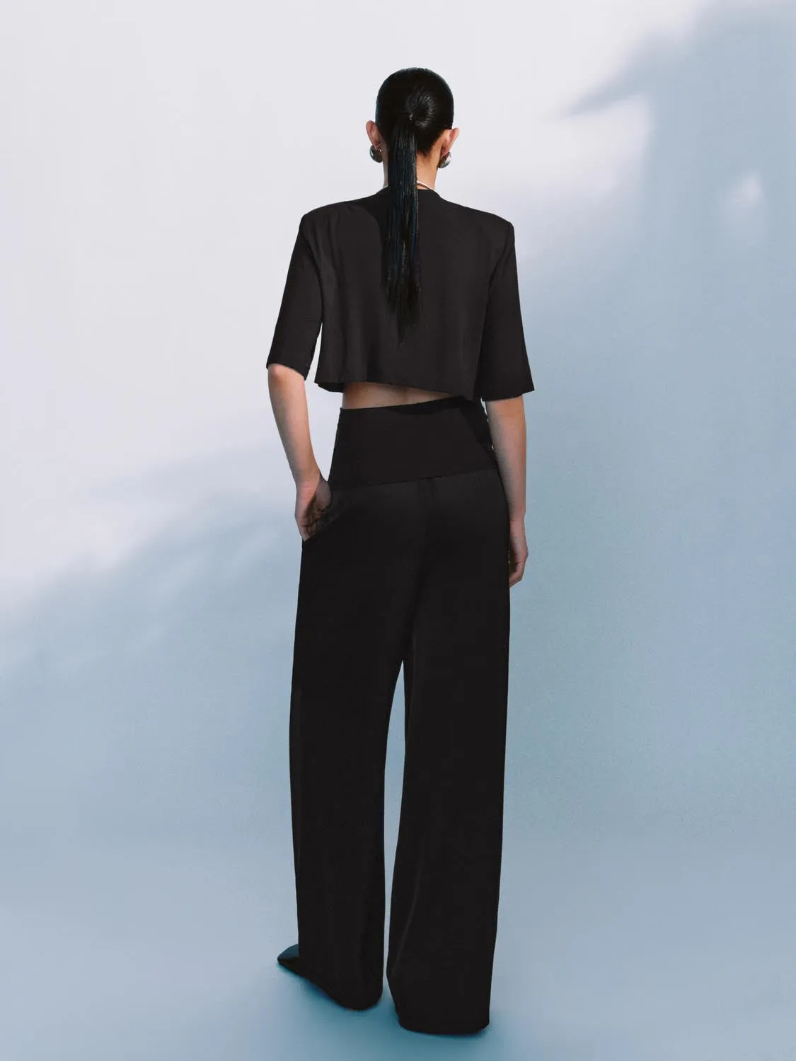 Wide-Leg Pants sold by Urban Revivo product image thumbnail 4