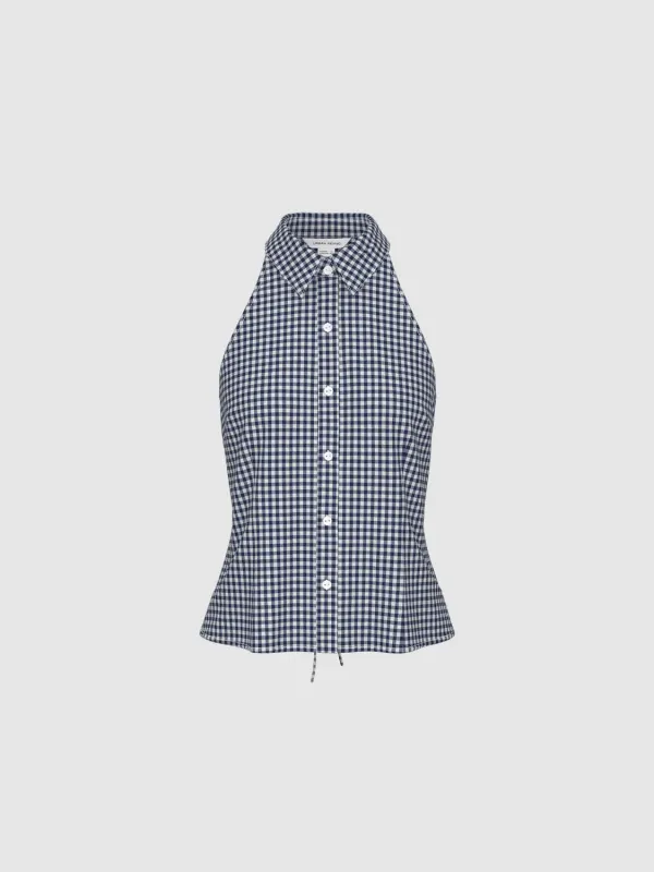 Halter Neck Striped Shirts made by Urban Revivo