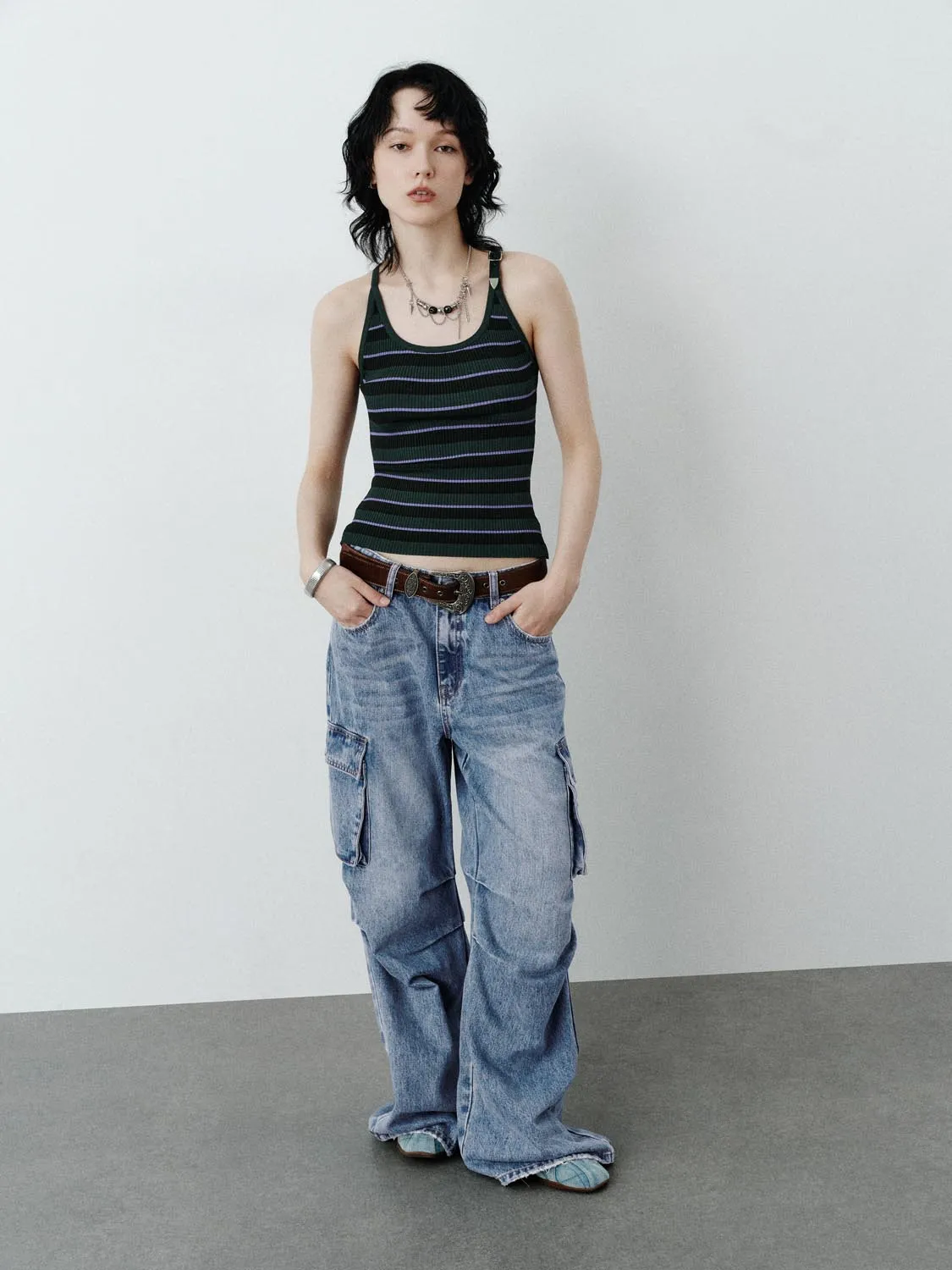 Knitted Tank Tops sold by Urban Revivo product image thumbnail 4