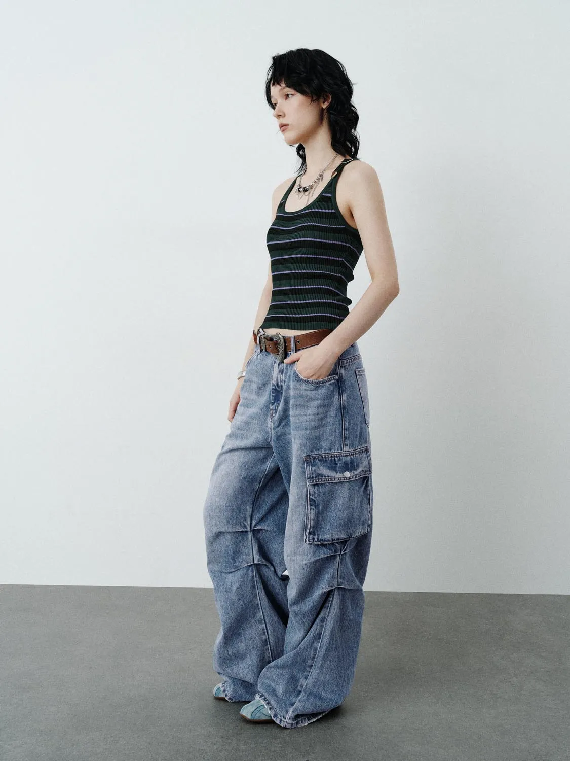 Knitted Tank Tops sold by Urban Revivo product image thumbnail 5